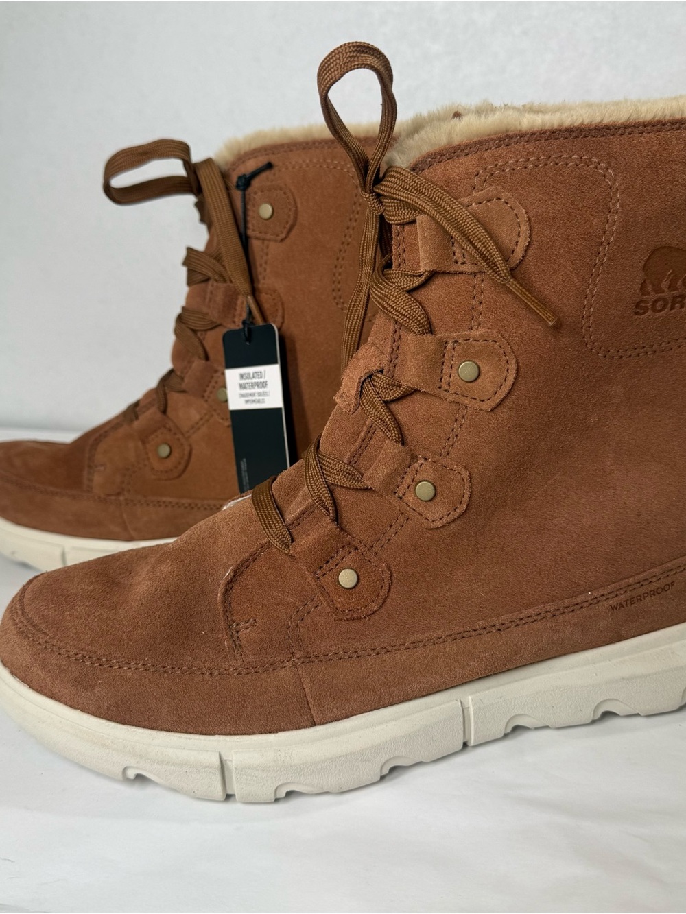 Sorel Womens Joan Explorer II Waterproof Lace Sneaker Boots sz 9.5 EUC - Picture 9 of 12